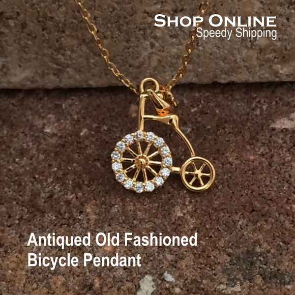 Victoria Perez Collection Jewelry - Mini Bicycle Pendant | Great for Girls or Teens